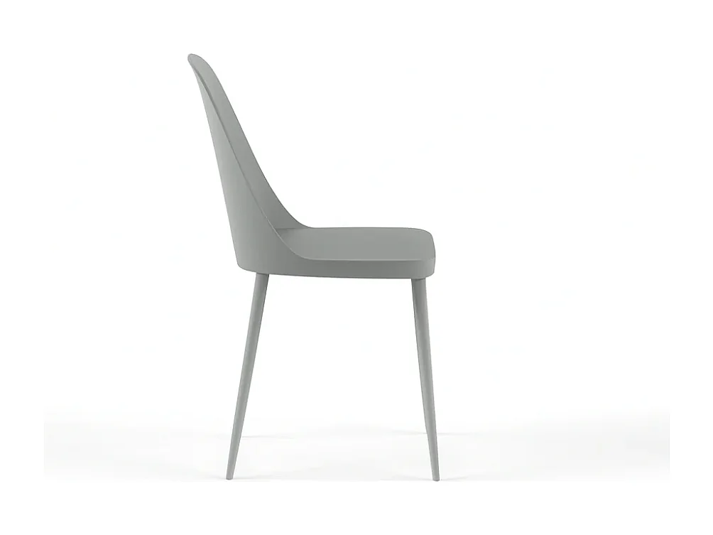 Athena, Set di 4 Sedia in polipropilene (46cm X 55cm H. 80cm)