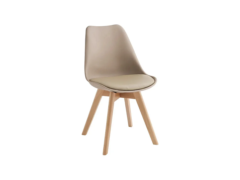 Lola, Set di 4 Sedia in polipropilene (48.5cm X 52cm H. 82cm)| Duzzle