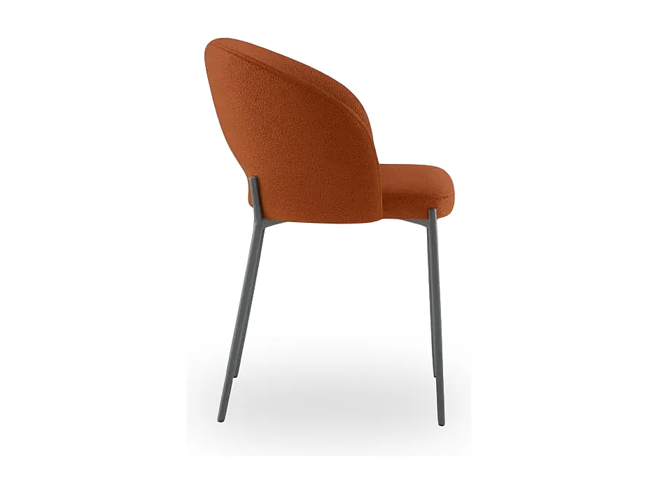 Siena, Set di 2 Sedia in Tessuto (52cm X 55.5cm H. 78.5cm)| Duzzle