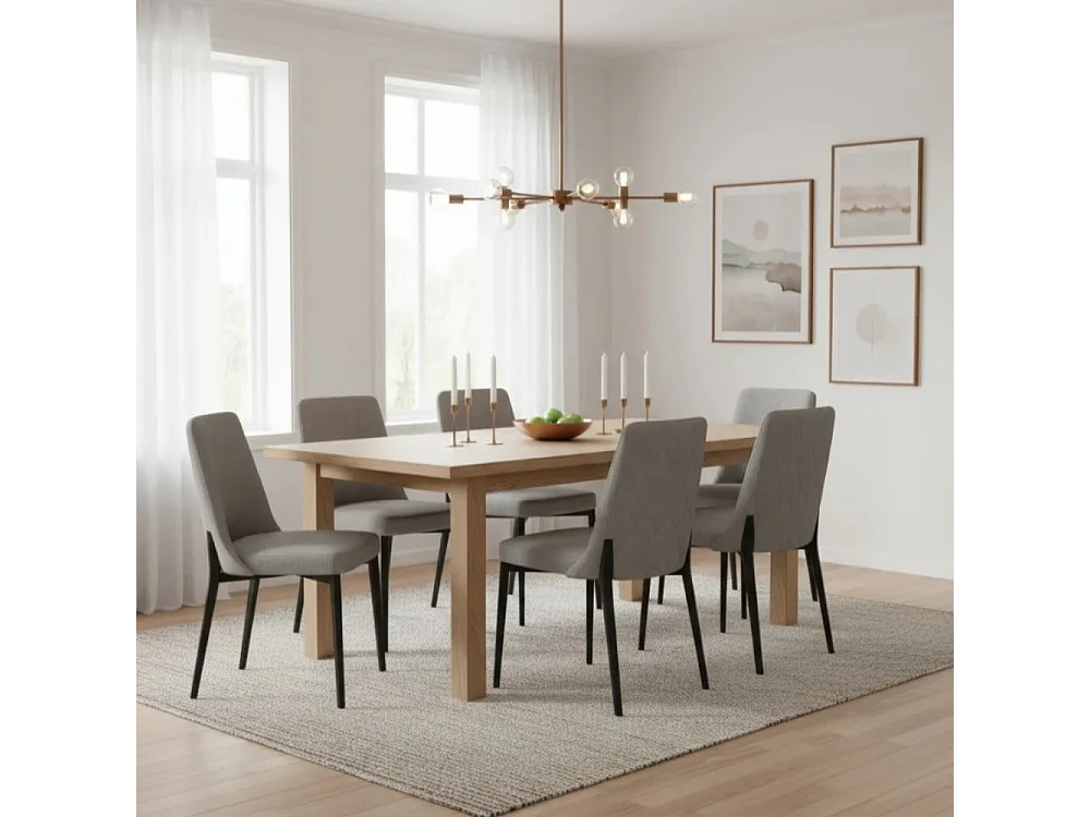 Charm, Set di 4 Sedia in tessuto (48cm X 58.5cm H. 89cm)