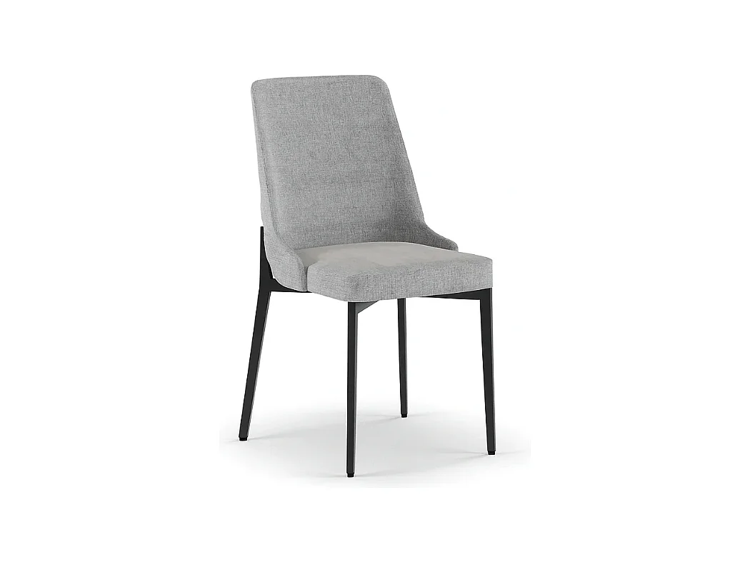 Charm, Set di 4 Sedia in tessuto (48cm X 58.5cm H. 89cm)