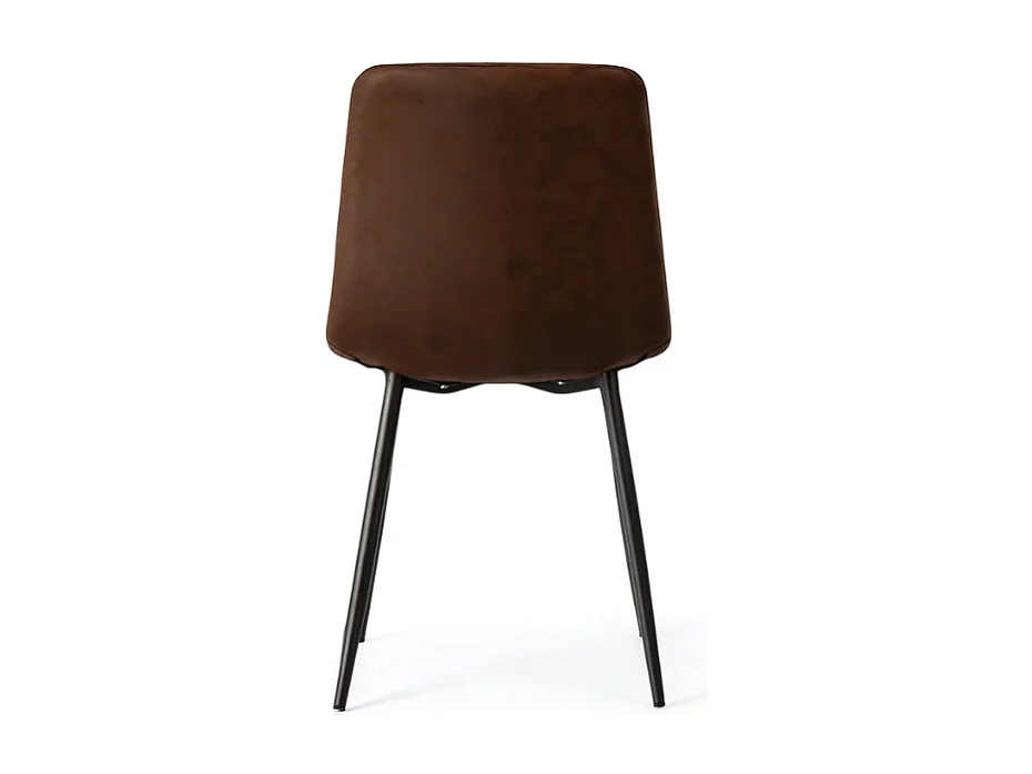 Tia, Set di 4 Sedia in similpelle (48.5cm X 49cm H. 88cm)| Duzzle