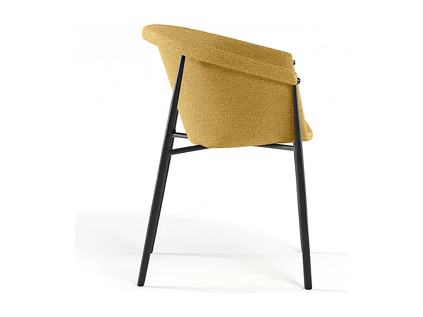 Electra, Set di 2 Sedia in tessuto (58cm X 56cm H. 79cm)