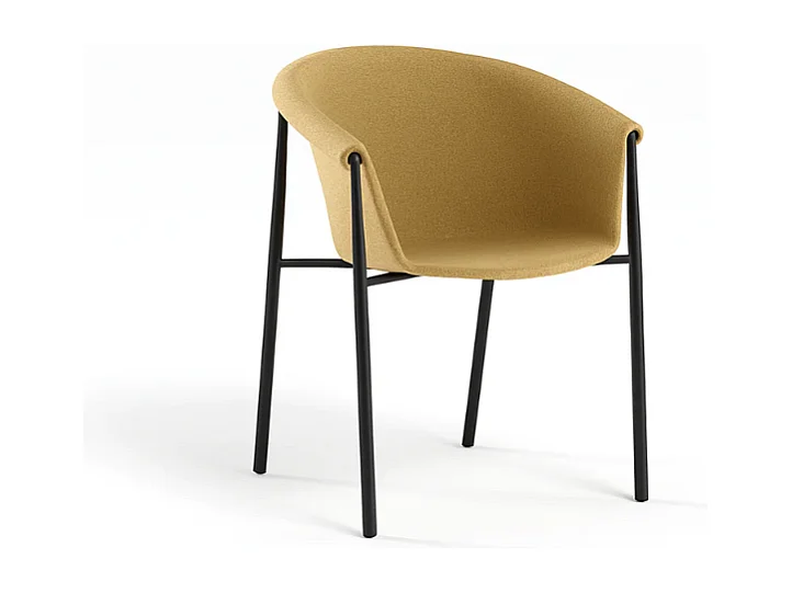 Electra, Set di 2 Sedia in tessuto (58cm X 56cm H. 79cm)| Duzzle