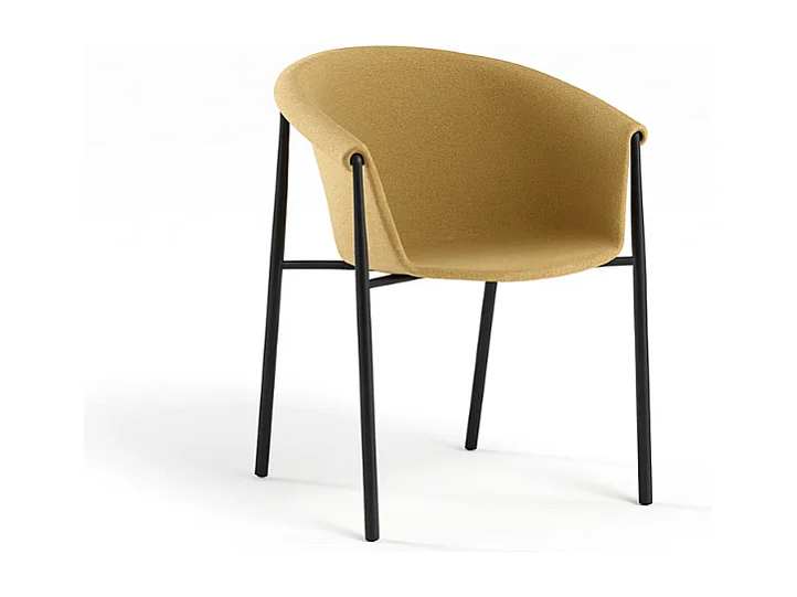 Electra, Set di 2 Sedia in tessuto (58cm X 56cm H. 79cm)| Duzzle