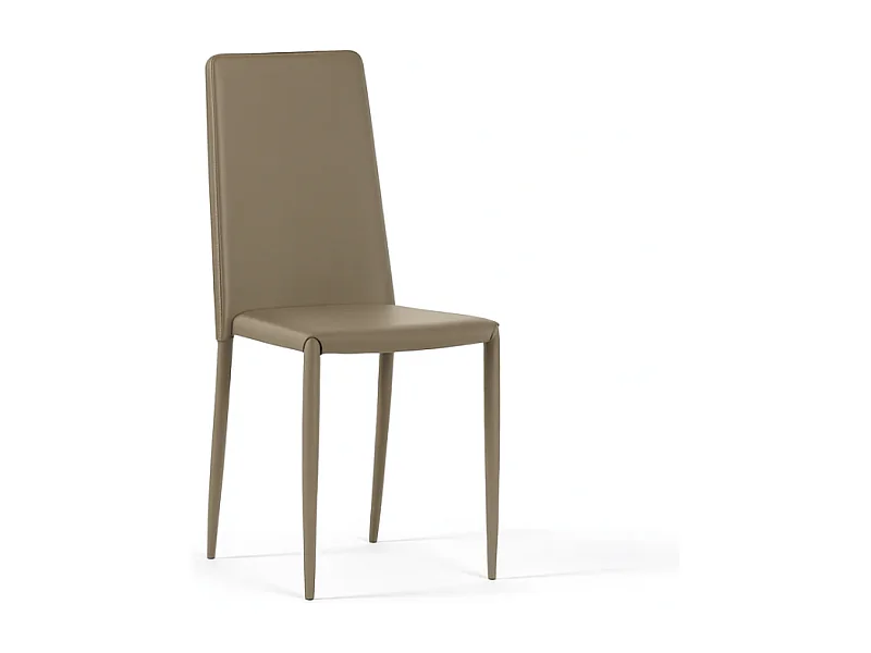 Arianna, Set di 4 Sedia in similpelle (40cm X 42cm H. 96cm)| Duzzle