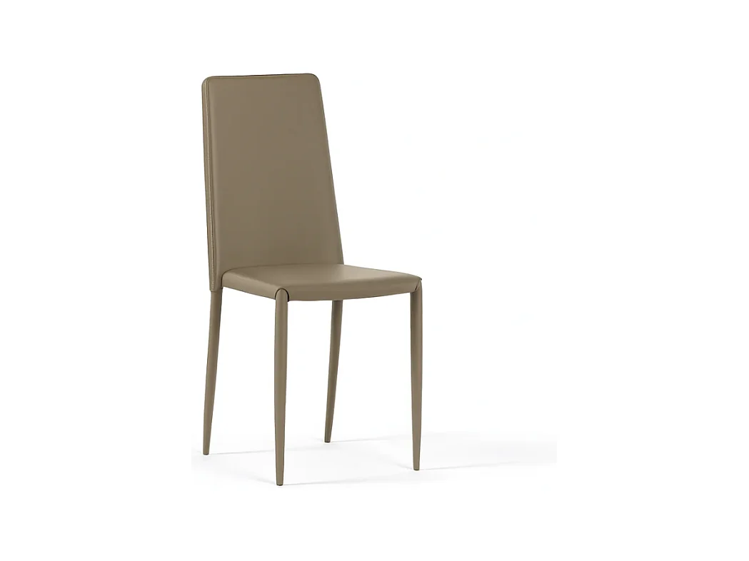 Arianna, Set di 4 Sedia in similpelle (40cm X 42cm H. 96cm)| Duzzle