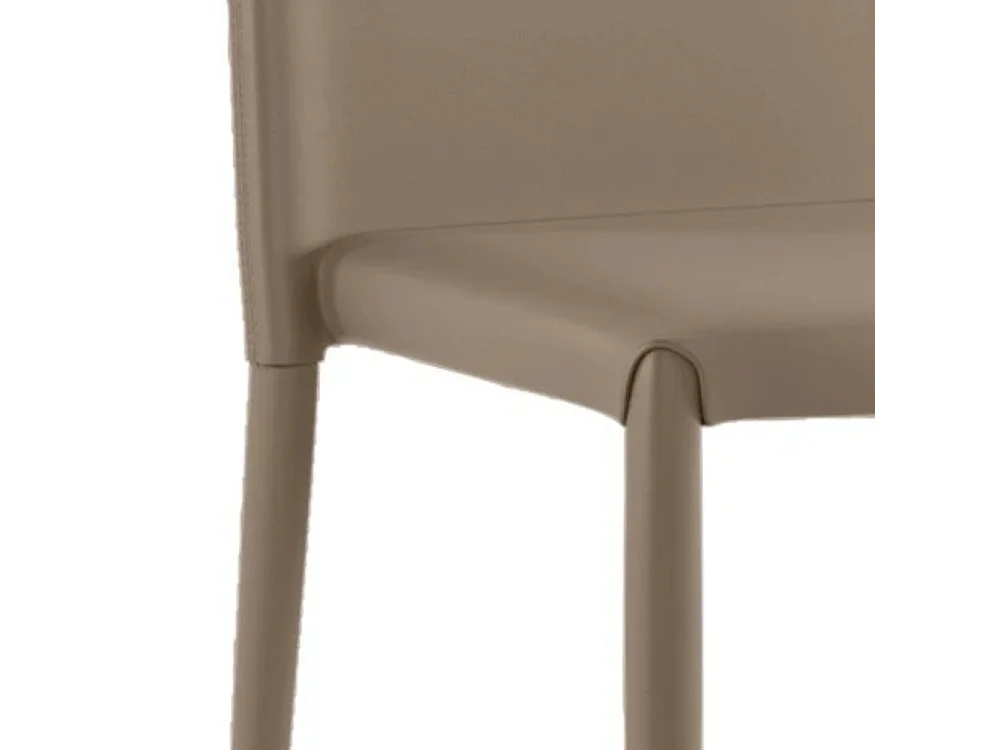 Arianna, Set di 4 Sedia in similpelle (40cm X 42cm H. 96cm)| Duzzle