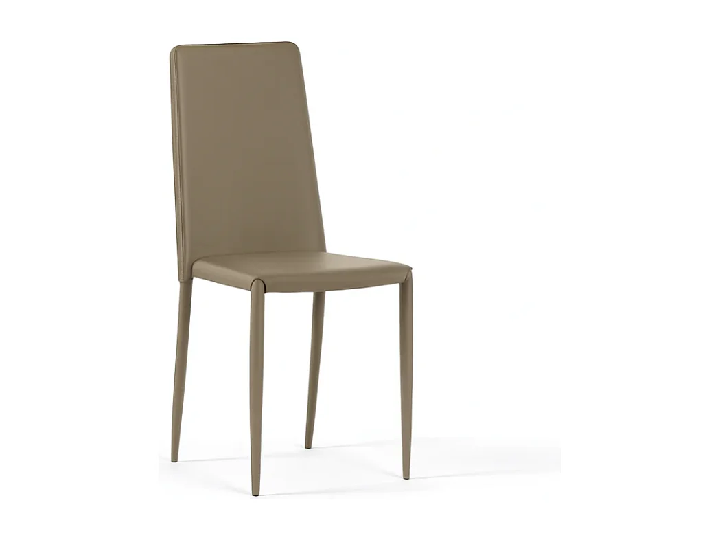 Arianna, Set di 4 Sedia in similpelle (40cm X 42cm H. 96cm)