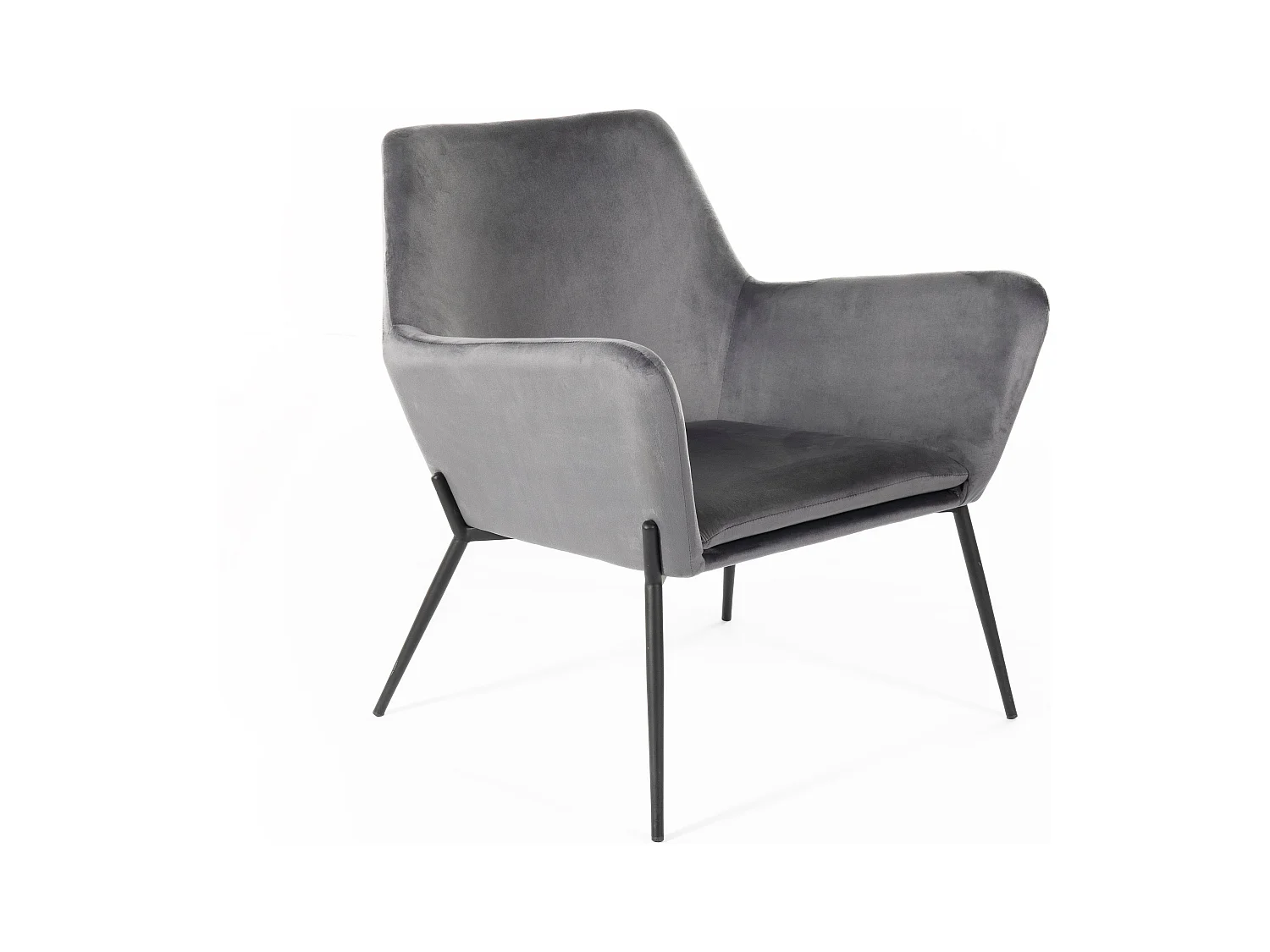 Nova,  Poltrona in velluto (L.P.H 70 x 71,5 x 79 cm)| Duzzle