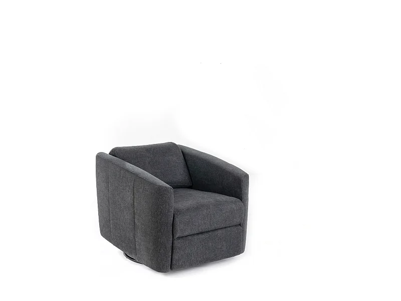 Cube,  Poltrona Reclinabile in Tessuto Grigio Scuro (72cm X 82cm H. 102cm)| Duzzle