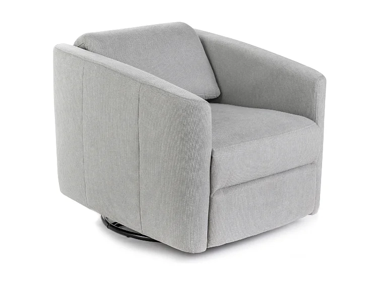 Cube,  Poltrona Reclinabile in Tessuto Grigio Chiaro (72cm X 82cm H. 102cm)| Duzzle