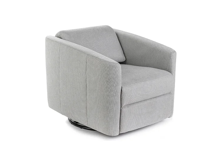 Cube,  Poltrona Reclinabile in Tessuto Grigio Chiaro (72cm X 82cm H. 102cm)| Duzzle
