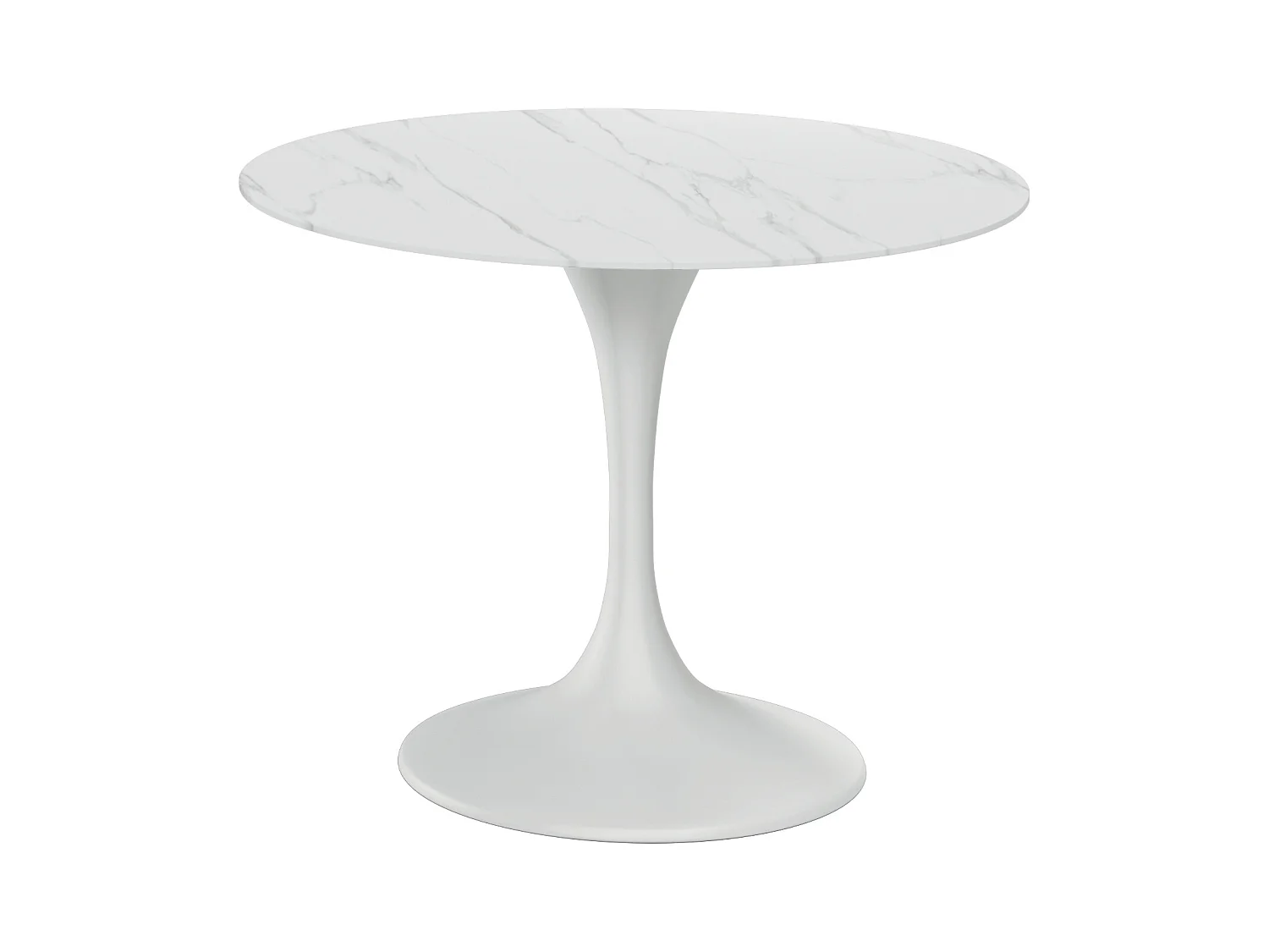 Circe,  Tavolo fisso con top in ceramica con base in metallo verniciato (120cm X 120cm H. 76cm)| Duzzle