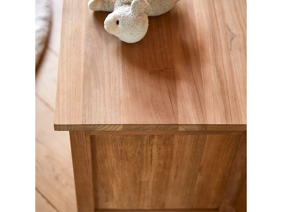 Cassapanca per bambini Suzette in teak massello