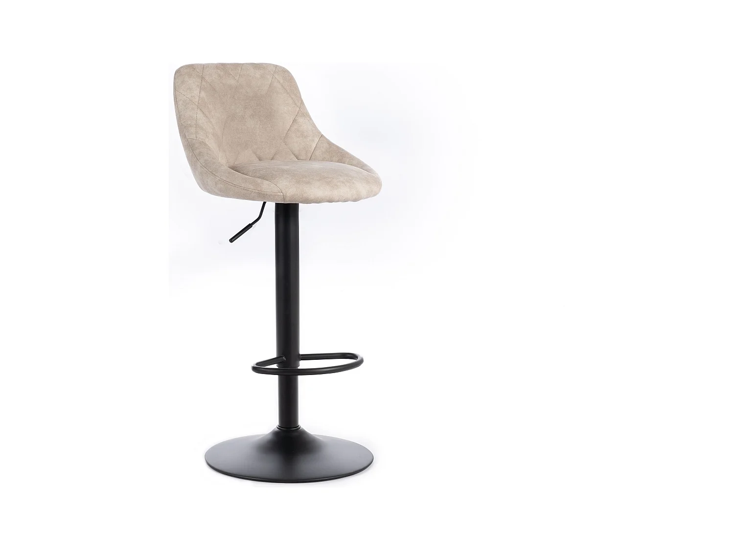 Luca, Set di 2 Sgabello in microfibra (45cm X 50cm H. 84/100cm)| Duzzle