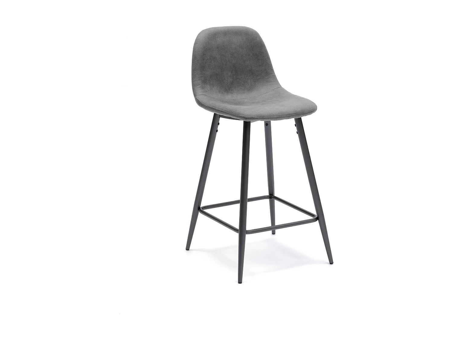 Aria, Set di 2 sgabelli in similpelle  (50cm X 43cm H. 91cm)