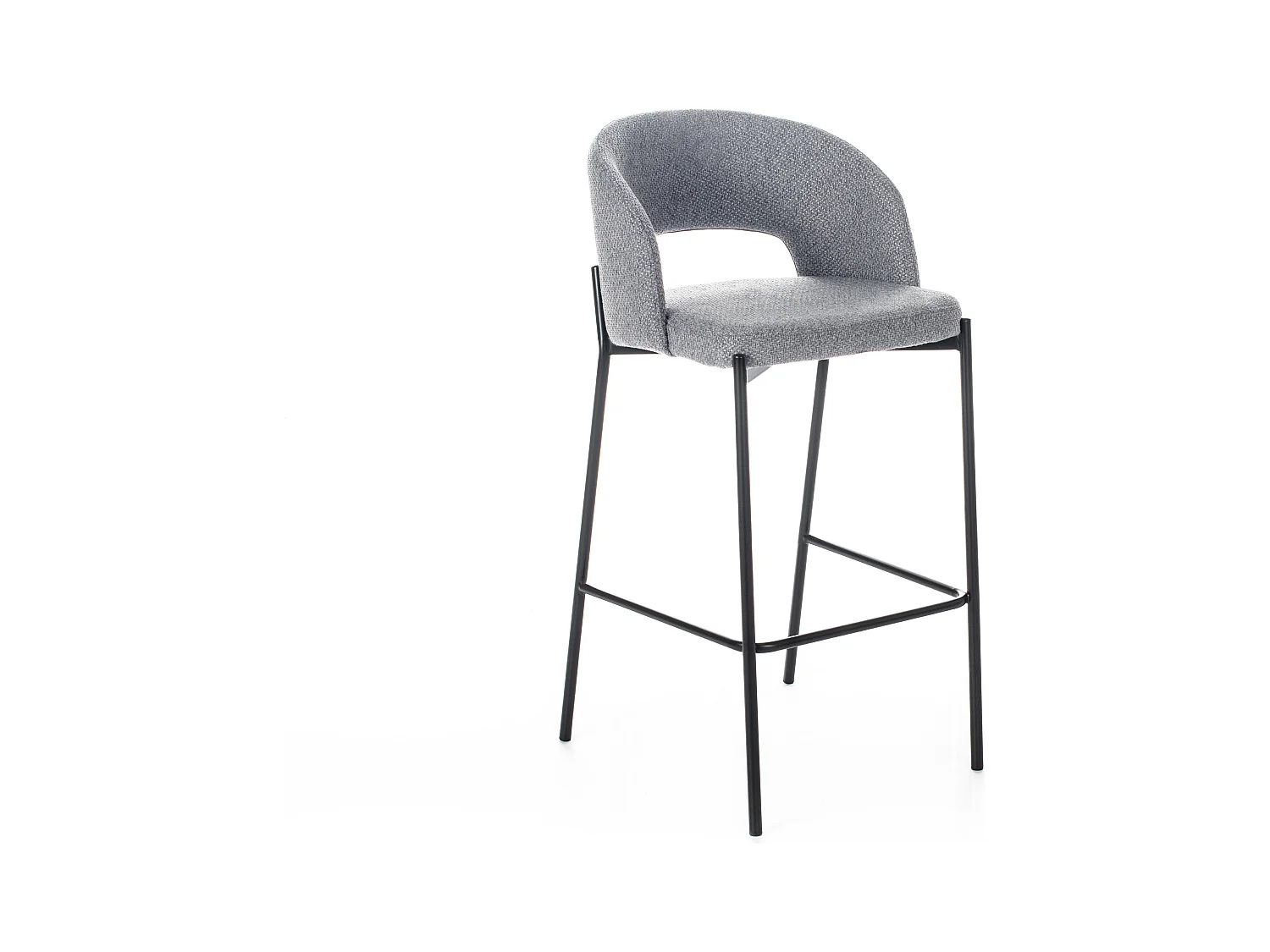 Nia, Set di 2 Sgabello in tessuto (50cm X 52cm H. 89cm)| Duzzle