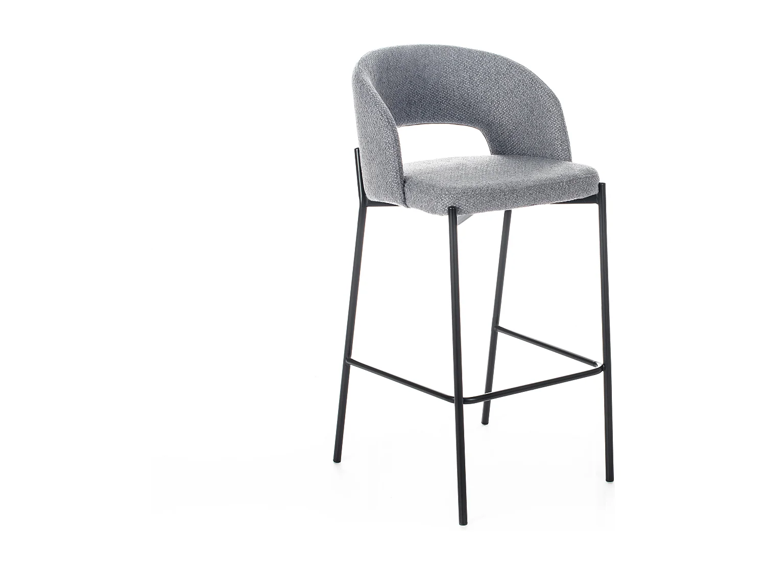 Nia, Set di 2 Sgabello in tessuto (50cm X 52cm H. 89cm)