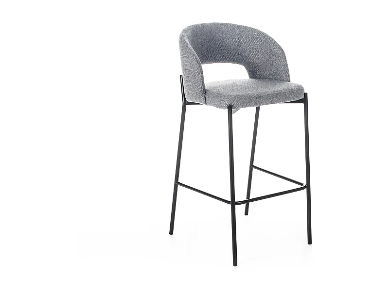 Nia, Set di 2 Sgabello in tessuto (50cm X 52cm H. 89cm)