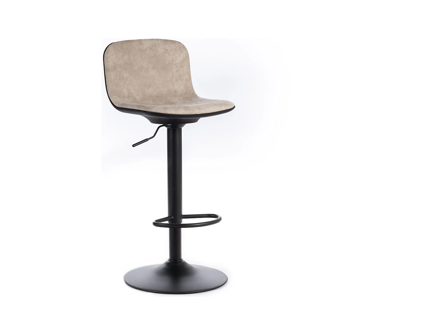 Evan, Set di 2 Sgabello in microfibra (39cm X 45cm H. 86/102cm)| Duzzle