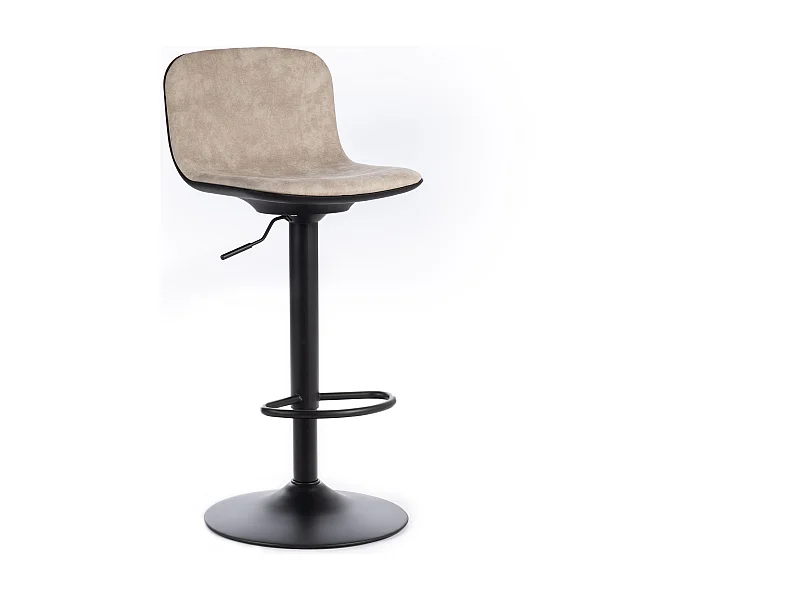 Evan, Set di 2 Sgabello in microfibra (39cm X 45cm H. 86/102cm)| Duzzle