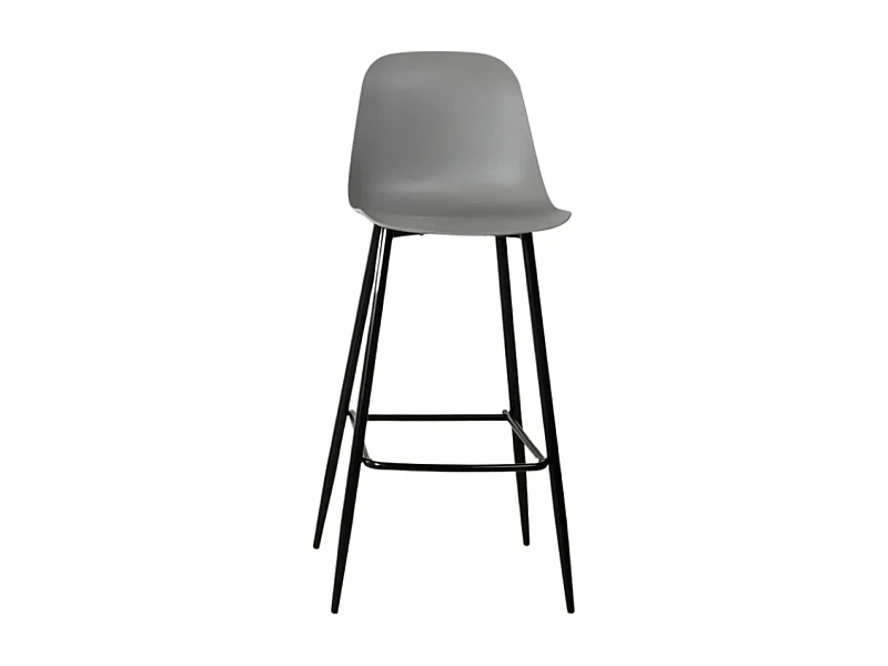 Mira Sgabello, Set di 4 Sgabello in polipropilene (47,5cm X 37cm H. 91,5cm)| Duzzle