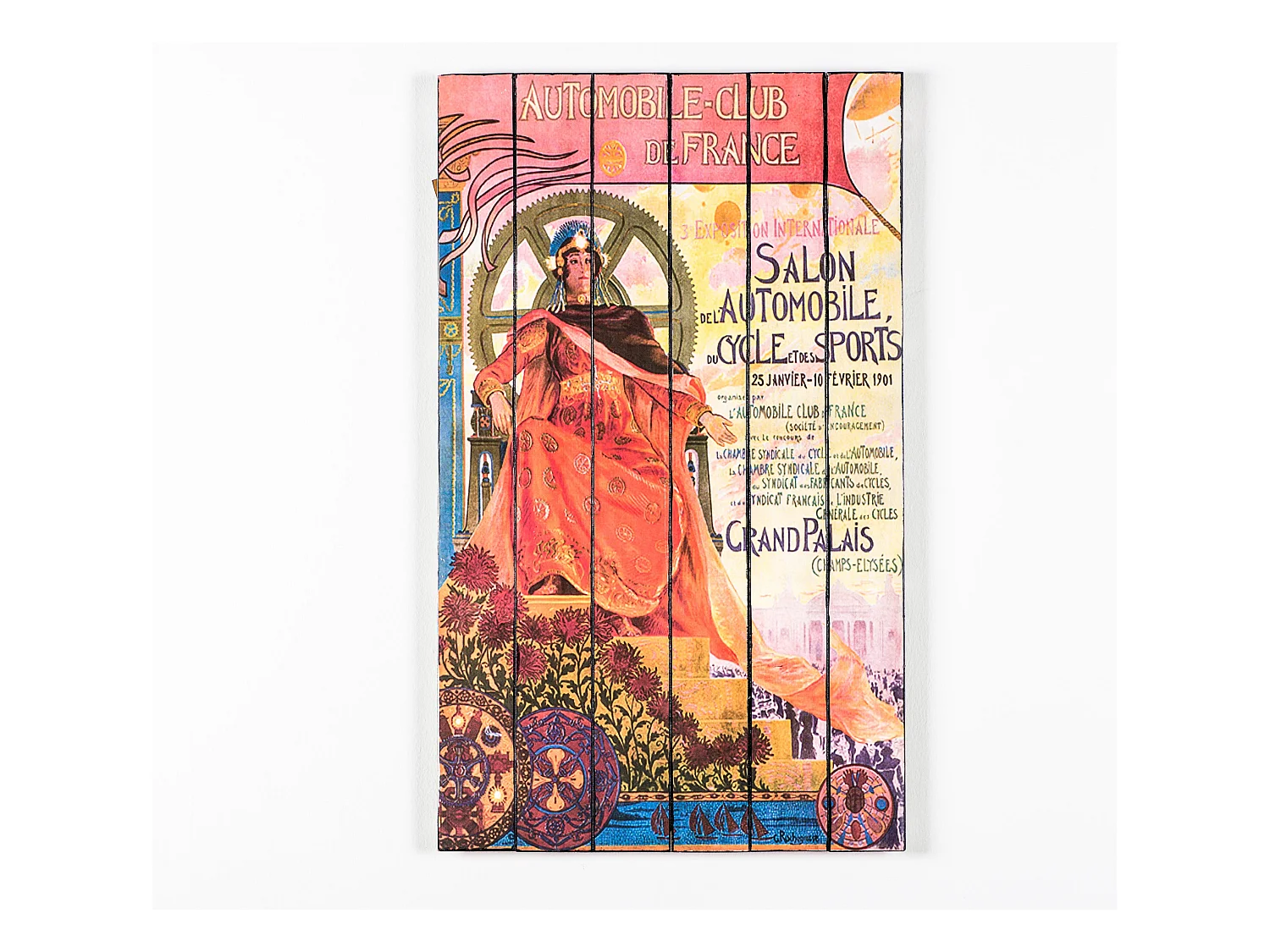 Auto,  Stampa su legno   (3cm X 60cm H. 100cm)| Duzzle