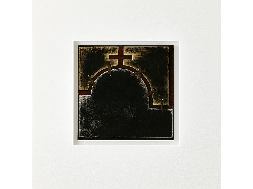 Nip,  Olio su tela   (3cm X 80cm H. 80cm)