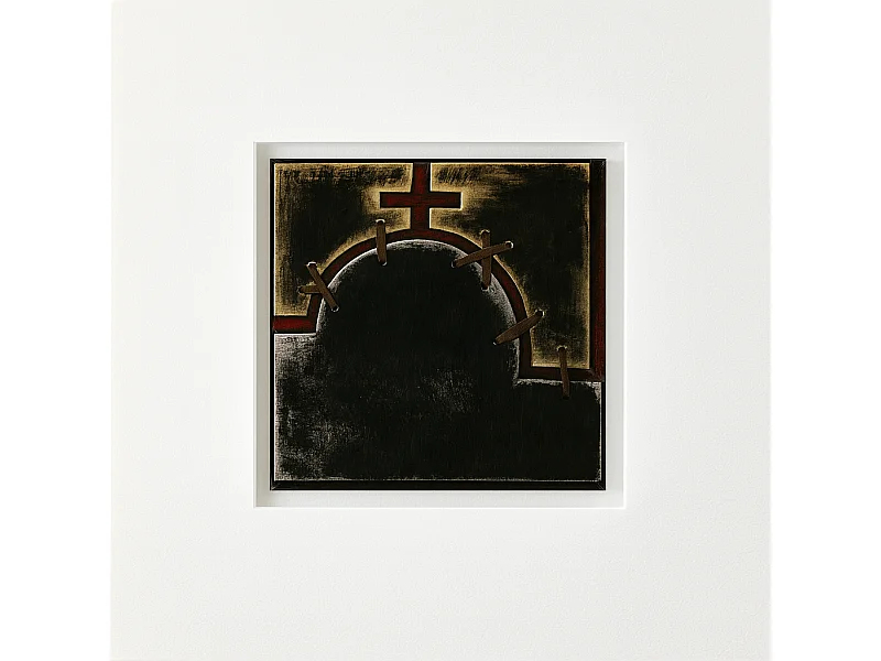 Nip,  Olio su tela   (3cm X 80cm H. 80cm)| Duzzle