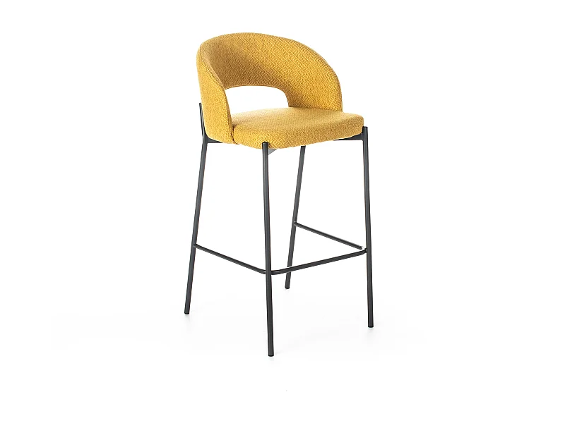 Nia, Set di 2 Sgabello in tessuto (52 x 50 x 89 cm)