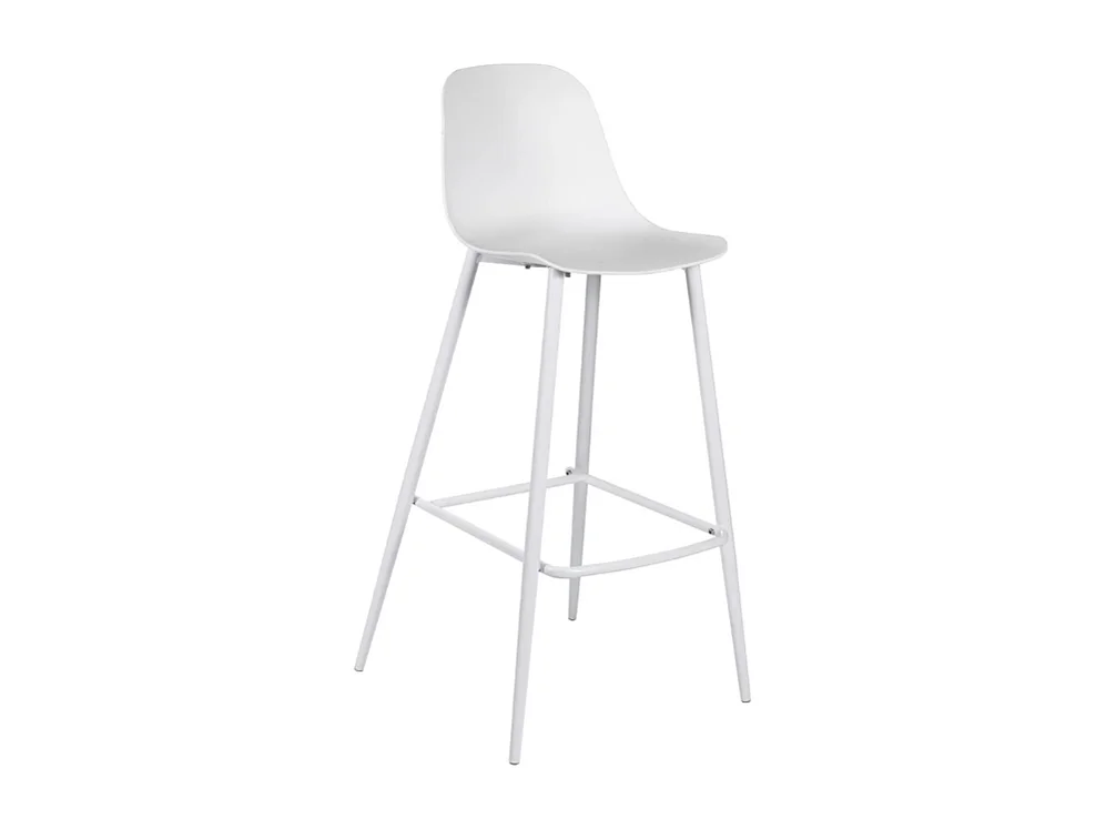 Mira Sgabello, Set di 4 Sgabello in polipropilene (47.5cm X 47cm H. 91.5cm)| Duzzle