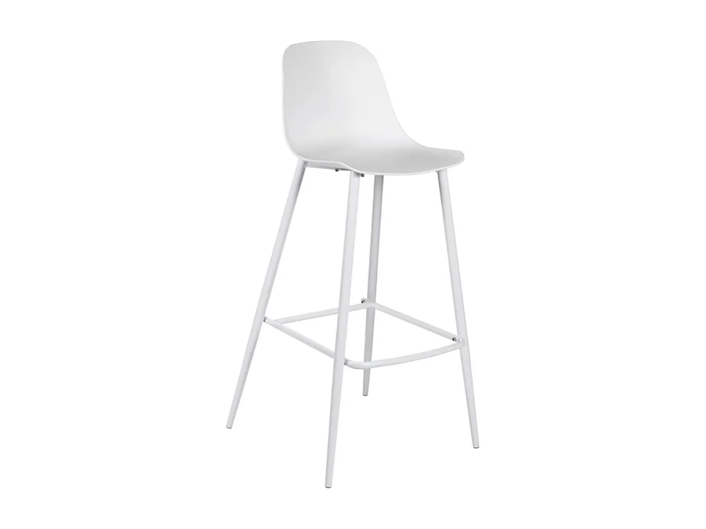 Mira Sgabello, Set di 4 Sgabello in polipropilene (47.5cm X 47cm H. 91.5cm)| Duzzle