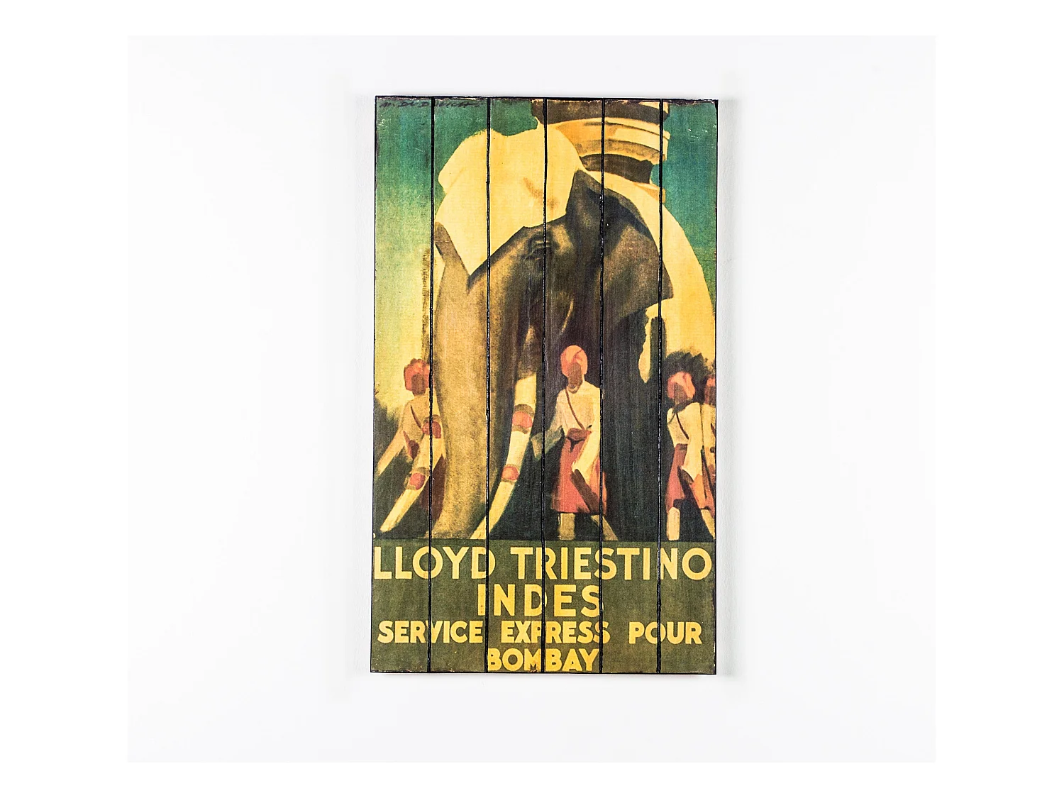 Elephant,  Stampa su legno   (3cm X 60cm H. 100cm)| Duzzle