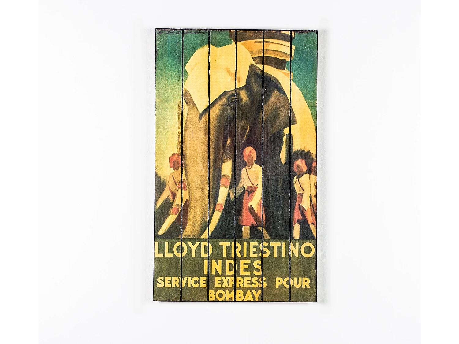 Elephant,  Stampa su legno   (3cm X 60cm H. 100cm)| Duzzle