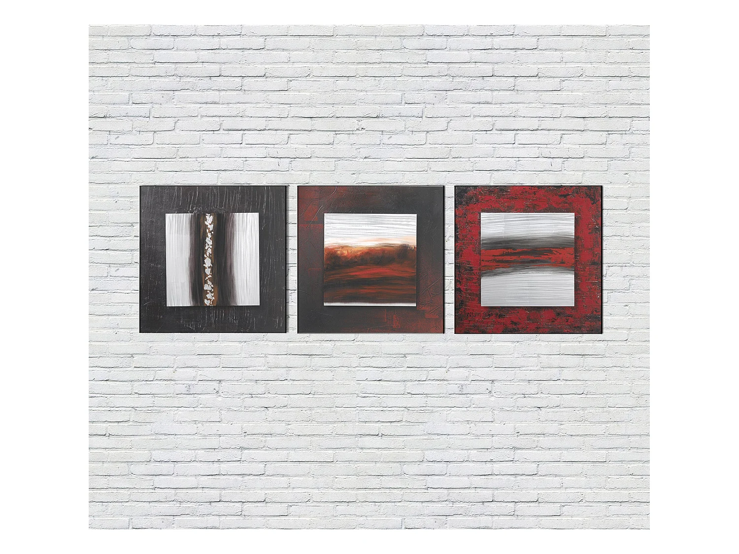 Lines,  Olio su tela   (4cm X 80cm H. 80cm)| Duzzle