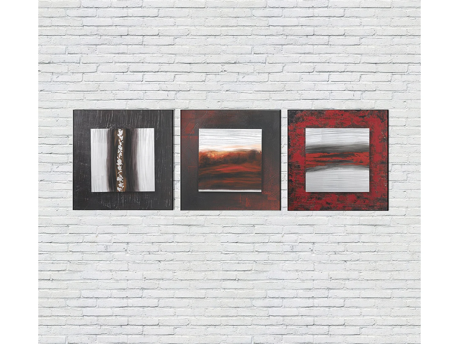 Lines,  Olio su tela   (4cm X 80cm H. 80cm)| Duzzle