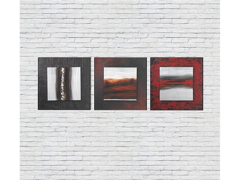 Lines,  Olio su tela   (4cm X 80cm H. 80cm)| Duzzle