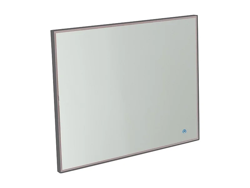 Laddy,  Specchio da parete con luce   (80cm X 100cm H. 5cm)| Duzzle