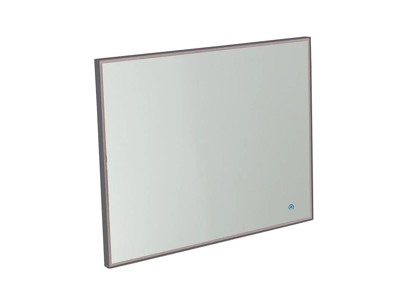 Laddy,  Specchio da parete con luce   (80cm X 100cm H. 5cm)| Duzzle