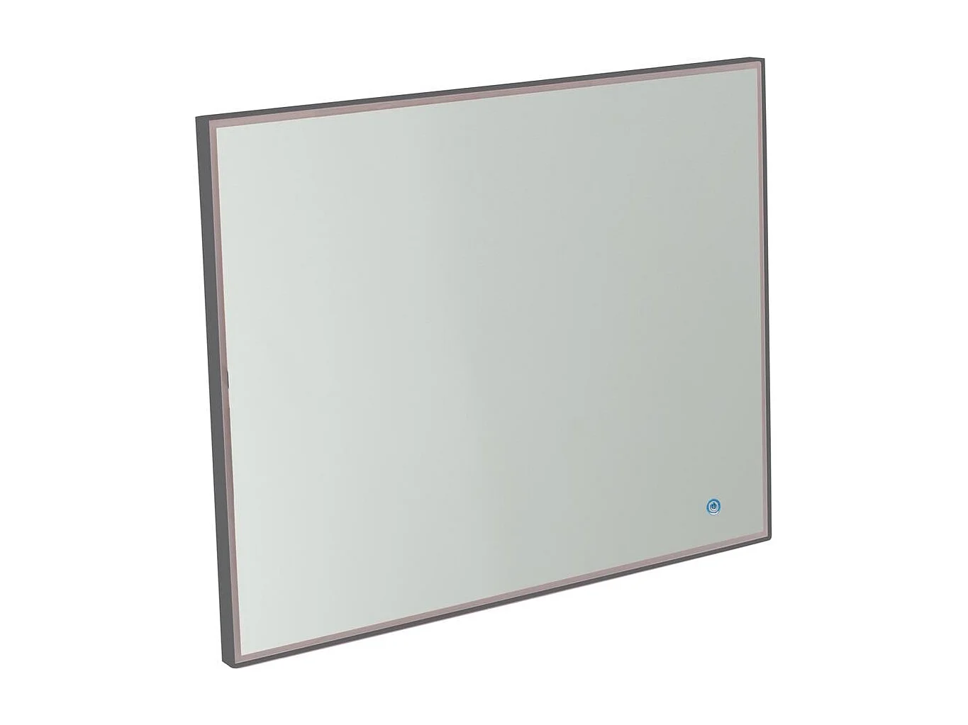 Laddy,  Specchio da parete con luce   (80cm X 100cm H. 5cm)| Duzzle