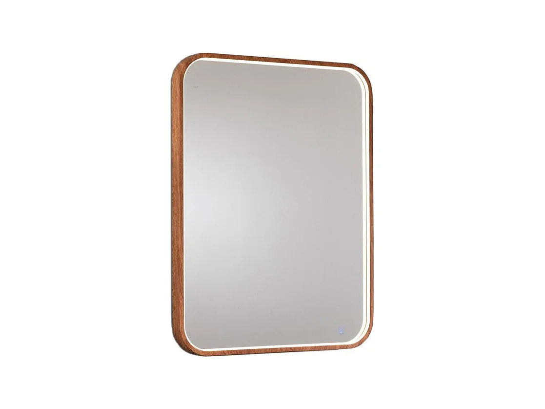 Eddy,  Specchio da parete con luce   (2cm X 70cm H. 57cm)| Duzzle