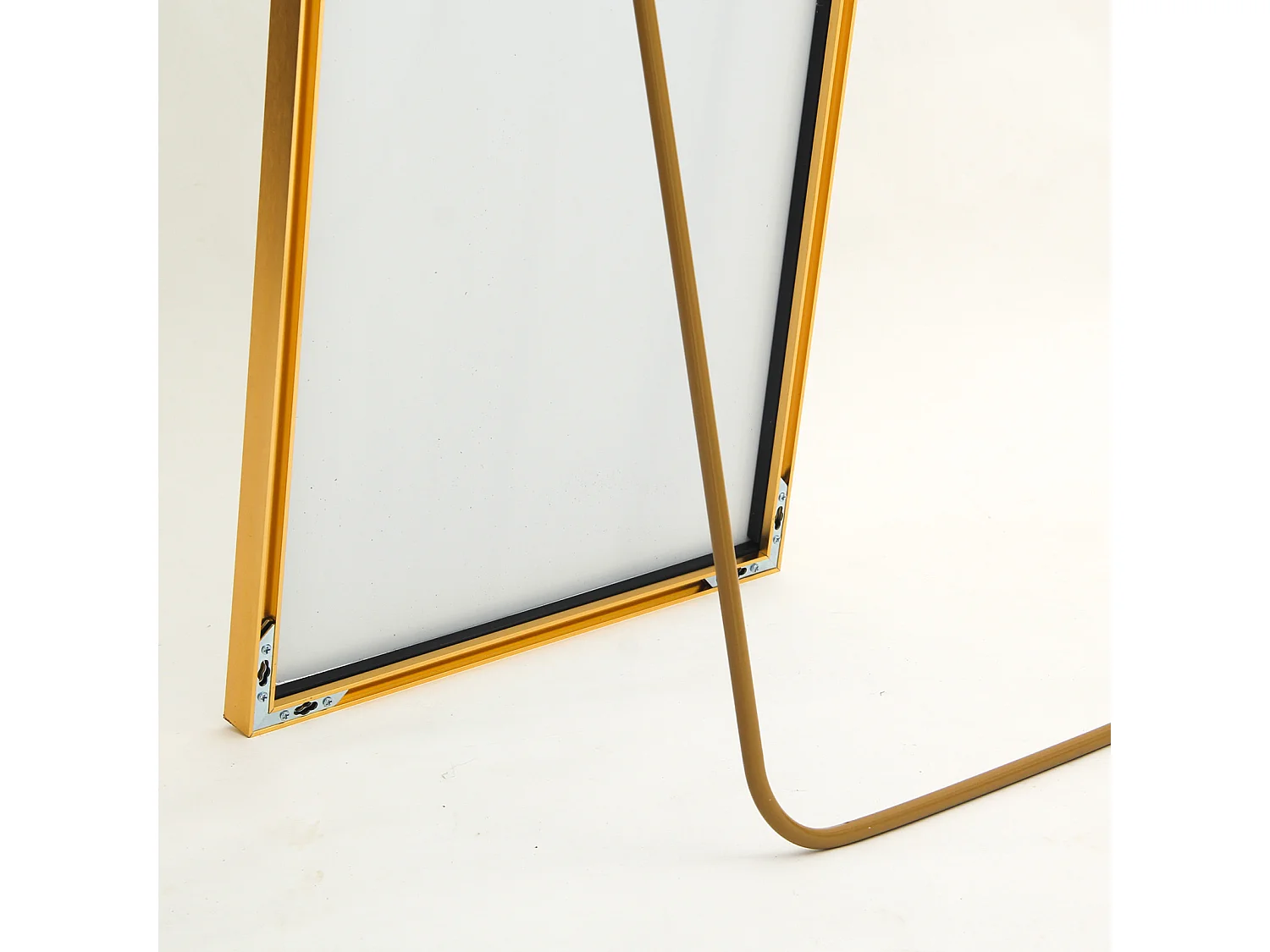 Miroir sur pied - Cadre en métal - 162 x 53 cm - angle d'inclinaison réglable - pour salon ou dressing