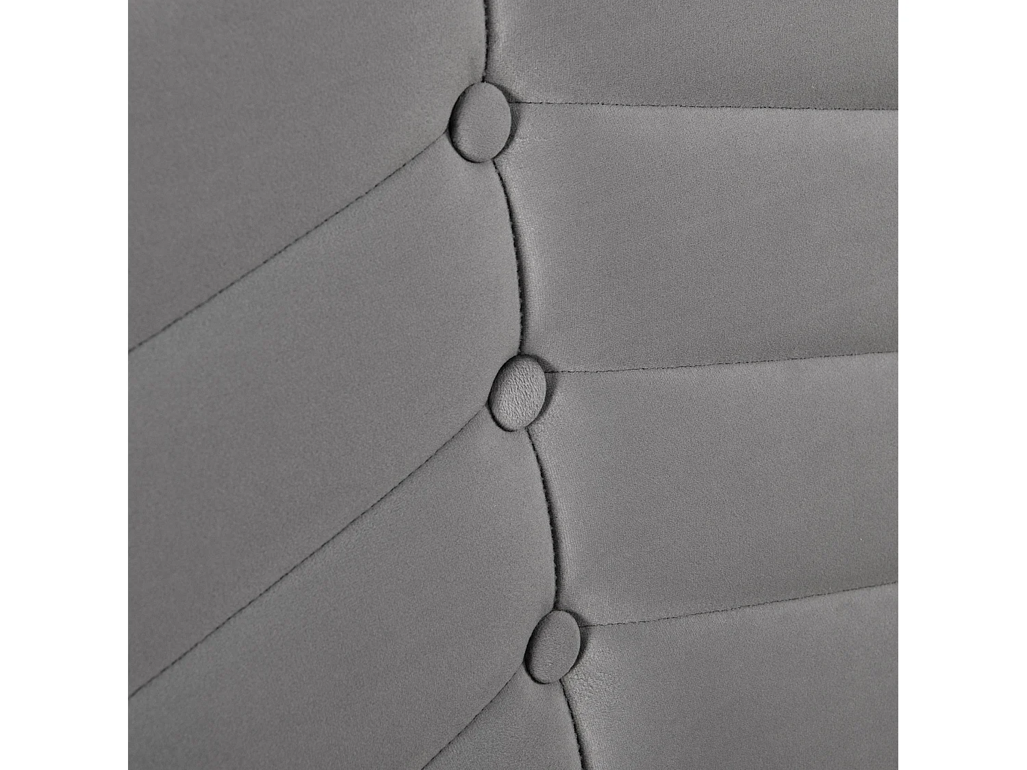 Lit coffre double 140 x 190 cm, lit continental, tête de lit réglable en hauteur, velours gris, sans matelas