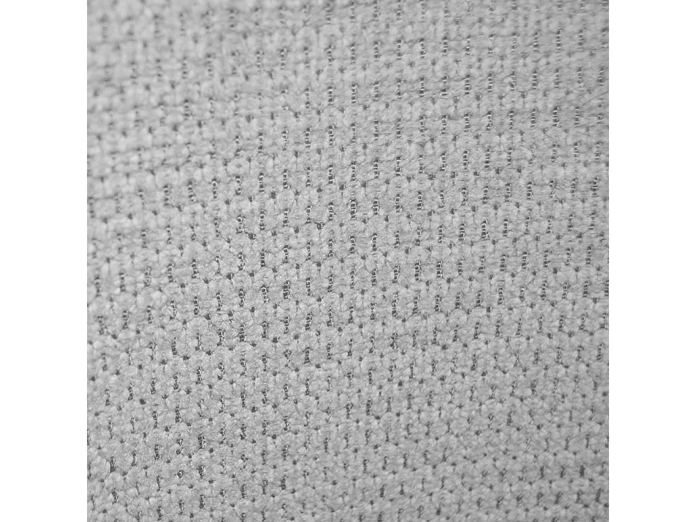 Kety eetkamerstoel in lichtgrijze microvezel met zwarte metalen poten