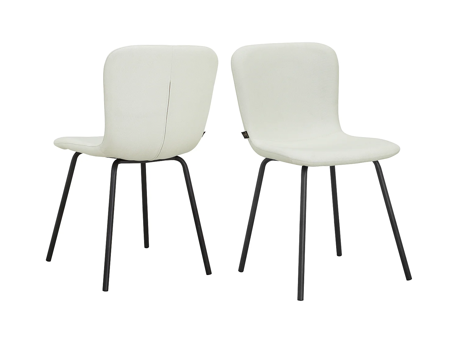 Ulmar | Eetkamerstoel 2 stuks Stof Crème