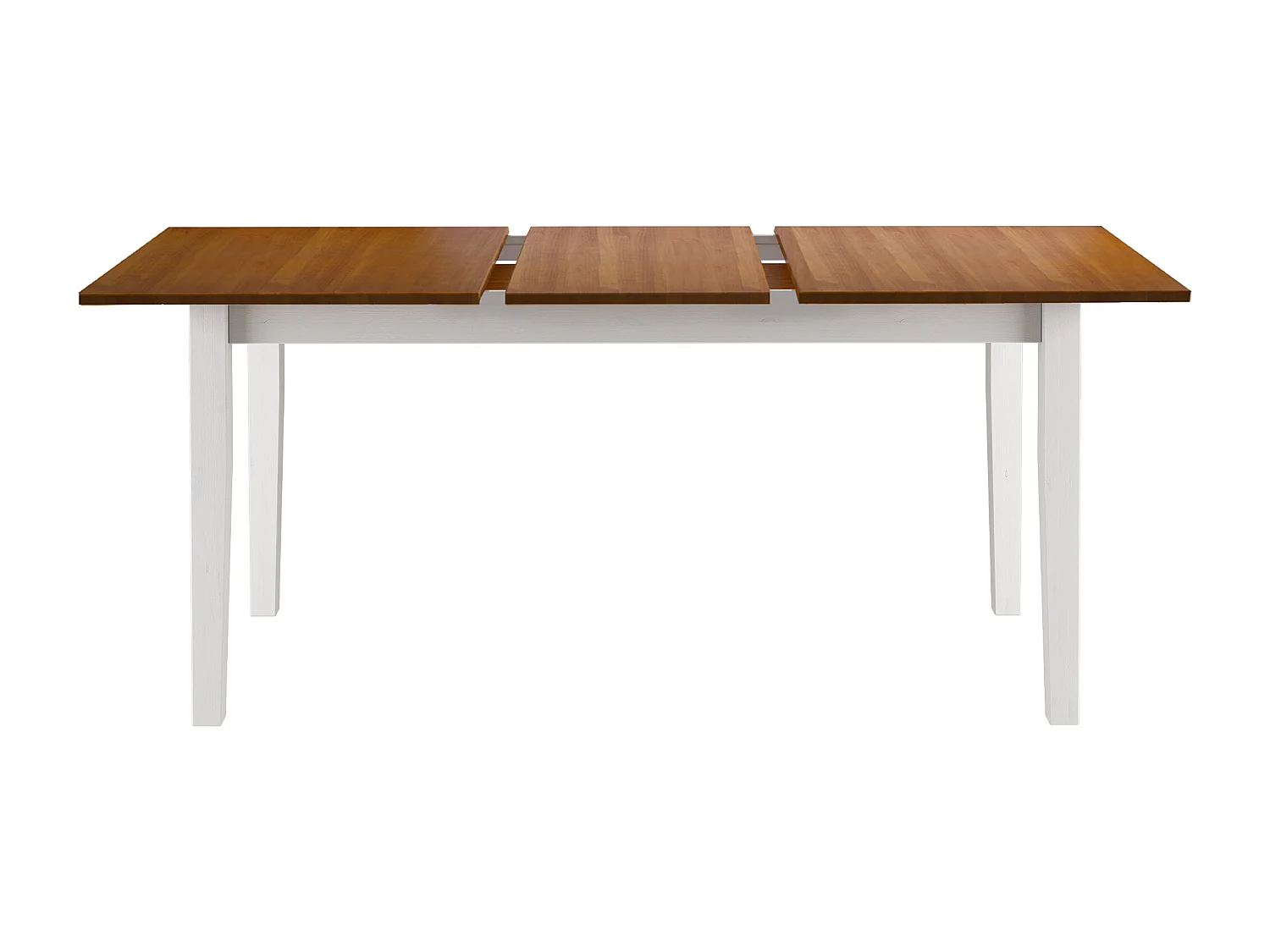 DAKOTA-Tafel 160x80 cm Wit gebeitst