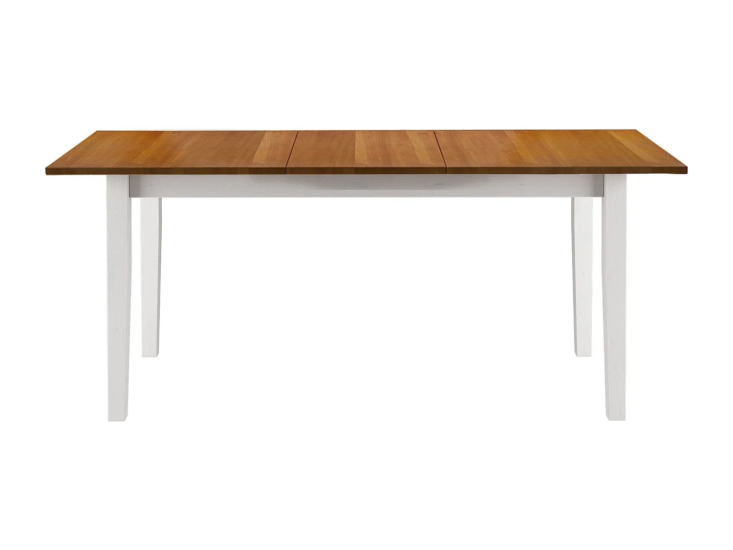 DAKOTA-Tafel 160x80 cm Wit gebeitst