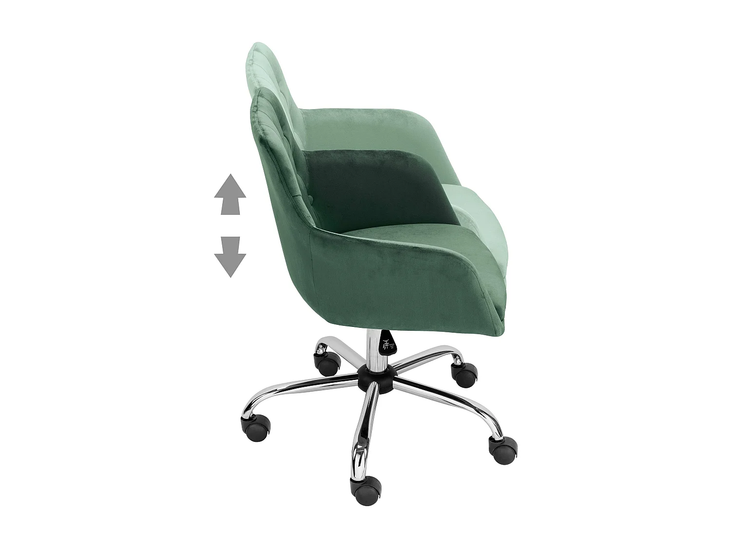 Perry | Fauteuil de bureau D.Green Velour