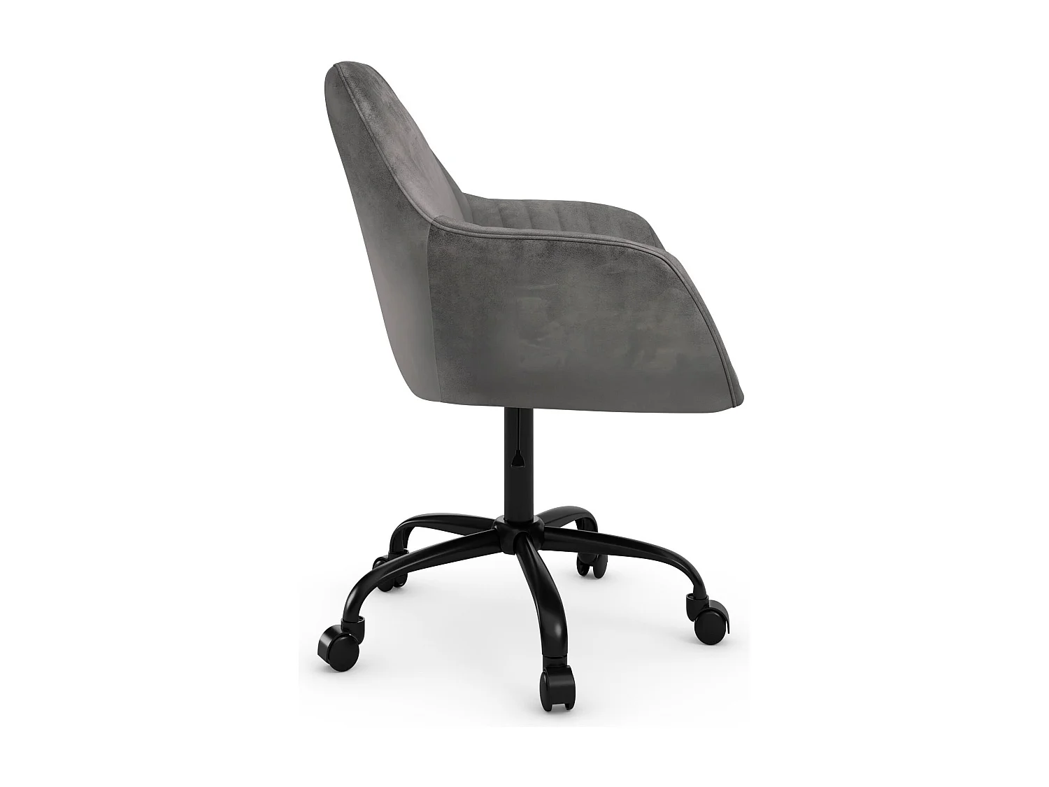 Perry2 | Poltrona da ufficio Grigio Velour